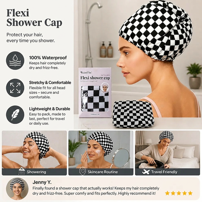 Practical Shower Cap – Waterproof Hair Care Cap to Protect Against Frizz & Moisture