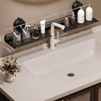Modern Sink Shelf with Suction Cup – Drill-Free Storage Rack for a Beautiful Home