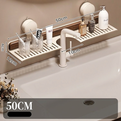 Modern Sink Shelf with Suction Cup – Drill-Free Storage Rack for a Beautiful Home