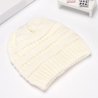 Handmade Ponytail Beanie for Women