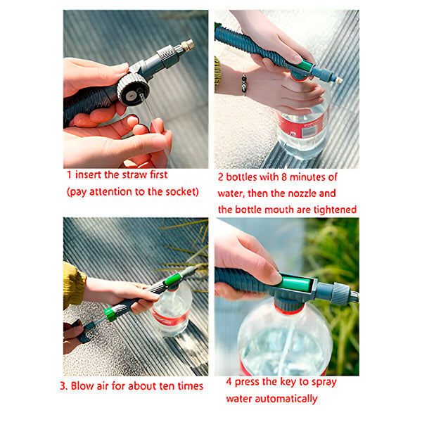 Practical Spray Adapter for Pet Bottles