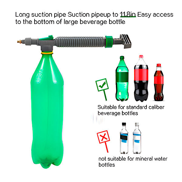 Practical Spray Adapter for Pet Bottles