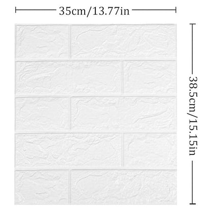 3d Brick Wall Panels (5 Pieces)