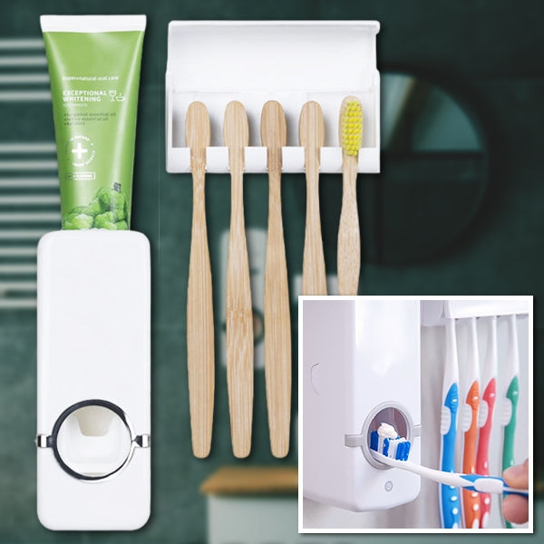 Hygienic Toothpaste Dispenser with Holder