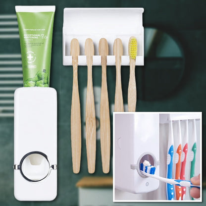 Hygienic Toothpaste Dispenser with Holder
