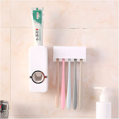 Hygienic Toothpaste Dispenser with Holder