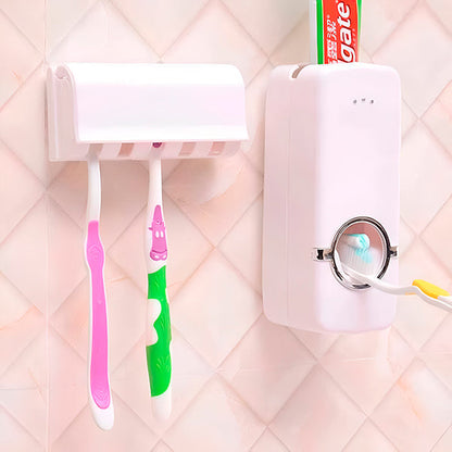 Hygienic Toothpaste Dispenser with Holder