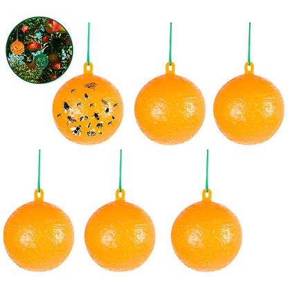 Hanging Fly Trap with Adhesive Layer (6 Pieces)