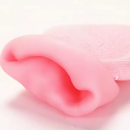Pink Silicone Foot Care Socks
