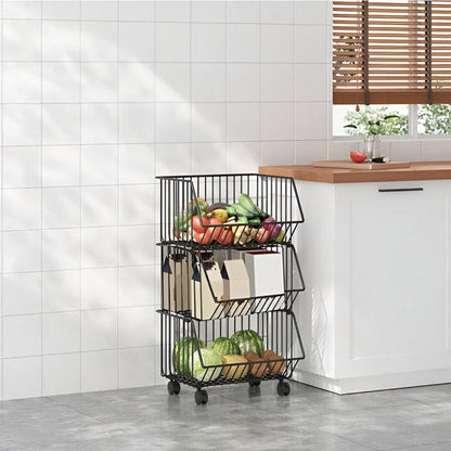 Serving Trolley with 3 Levels