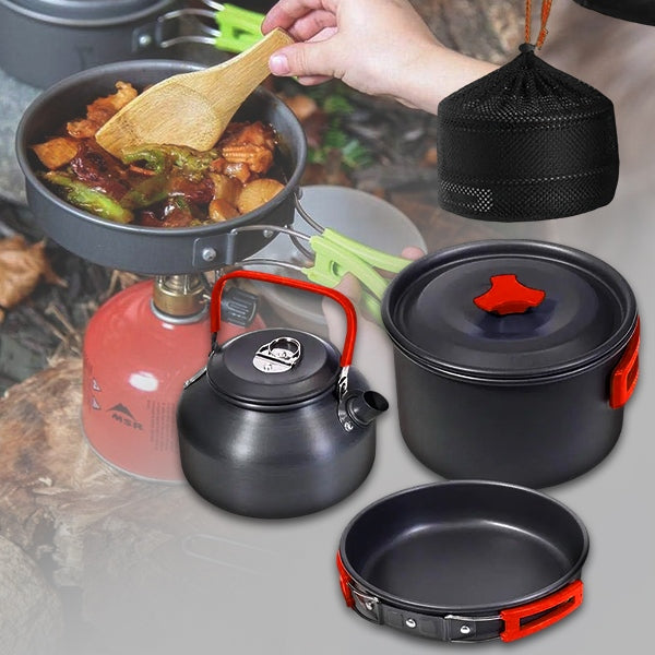 Outdoor Cooking Set for Camping & Travelling