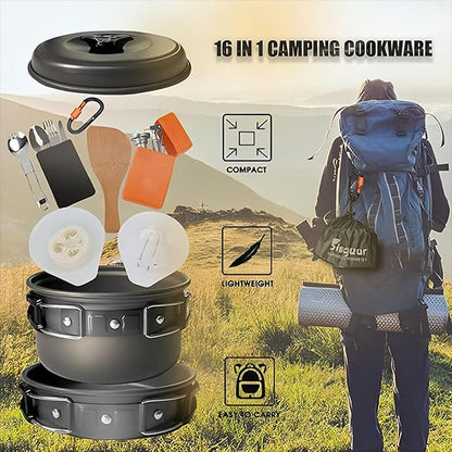 Outdoor Cooking Set for Camping & Travelling