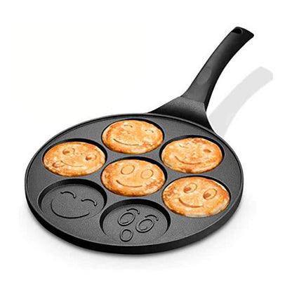 Pancake Pan with Smiley Motifs