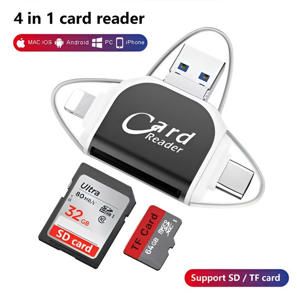 Universal 4 - In-1 Card Reader