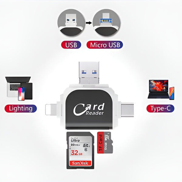 Universal 4 - In-1 Card Reader