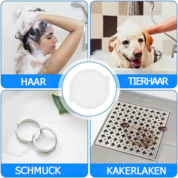 Effective Drain Sticker Against Hair & Blockages (25 Pieces)