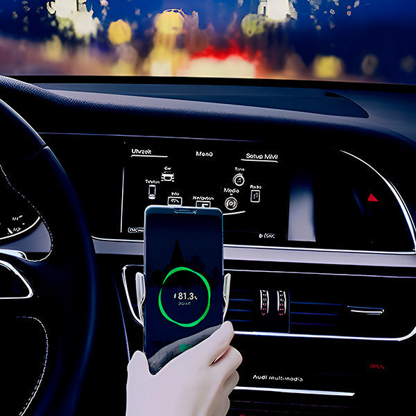 Wireless Mobile Phone Holder with Charging Function for the Car