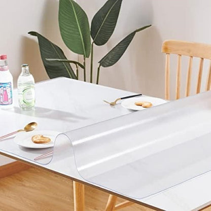 Transparent Pvc Table Topper (90x160 Cm)