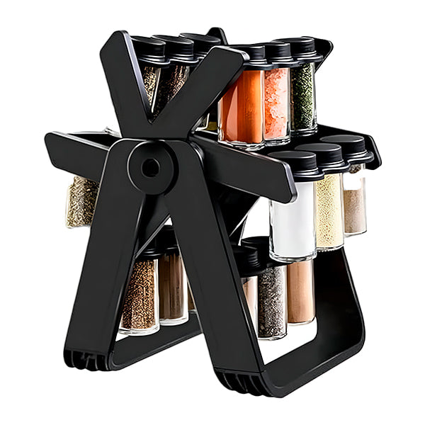 Practical Spice Organiser with Rotating Function