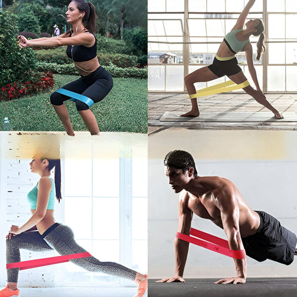 Extremely Durable and Non - Slip Fitness Bands (3 Pieces)