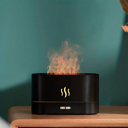 Innovative Humidifier with Realistic Flame Effect