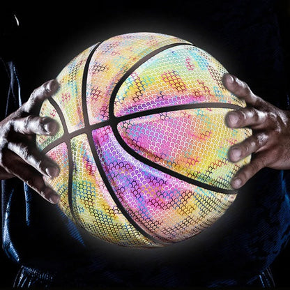 Reflective Basketball with 3d Hologram Effect