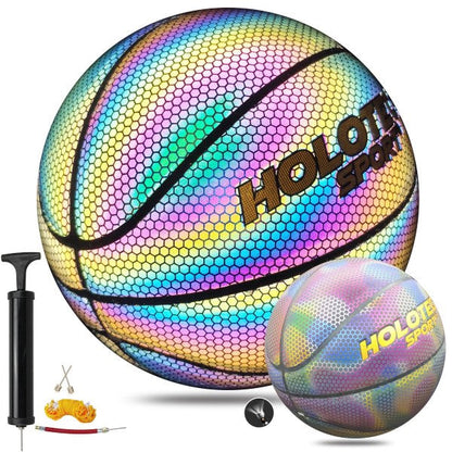 Reflective Basketball with 3d Hologram Effect
