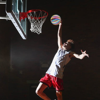 Reflective Basketball with 3d Hologram Effect