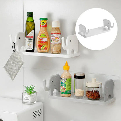 Versatile Storage Shelf in the Shape of an Elephant