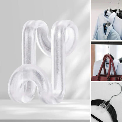 Invisible Hook Connectors for Space - Saving Hanging (10 Pieces)