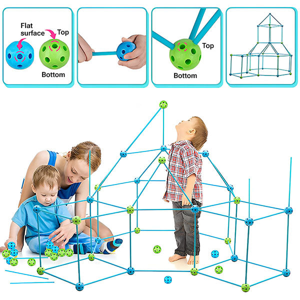 3d Castle Building Set for Little Architects