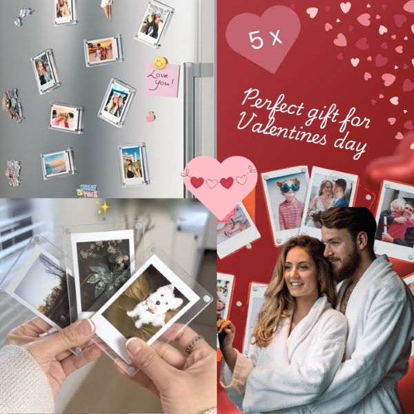 Magnetic Picture Frames for the Fridge (5 Pieces)