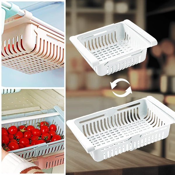 Adjustable Fridge Baskets (4 Pieces)