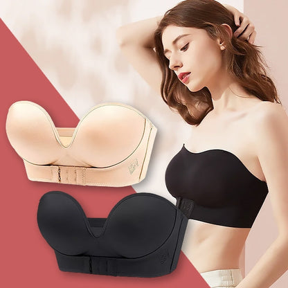 Seamless Strapless Bra (2 Pieces)