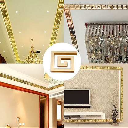 Luxurious Mirror Wall Stickers (Set of 10)
