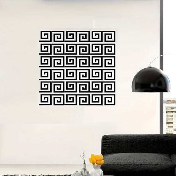Luxurious Mirror Wall Stickers (Set of 10)