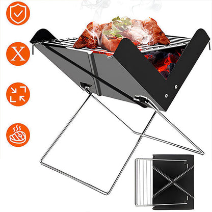 Mobile Barbecue for Camping and Garden