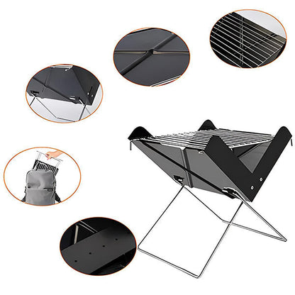 Mobile Barbecue for Camping and Garden