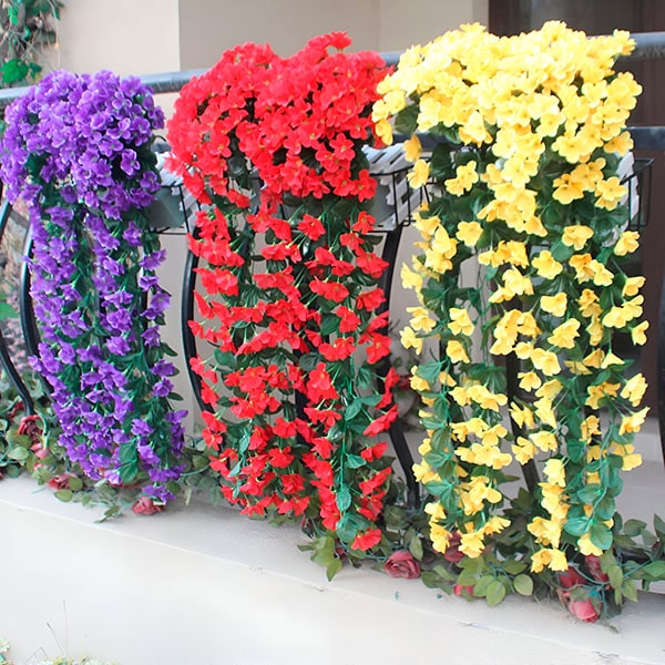 Hanging Bouquet of Artificial Flowers
