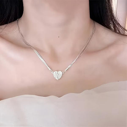 Elegant Magnetic Heart Necklace