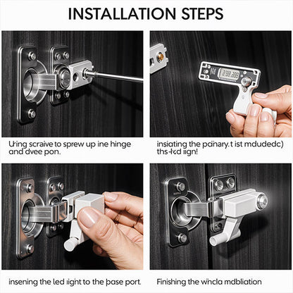 Self - Adhesive Led Hinge Lights (10 Pieces)