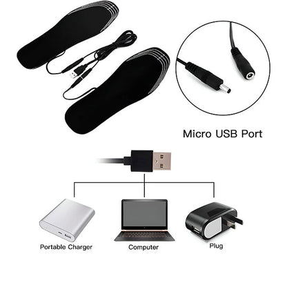 Heating Insoles for Shoes - Usb - Compatible and Comfortable