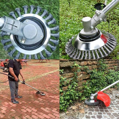 Efficient Steel Wire Trimmer Head for Garden Maintenance