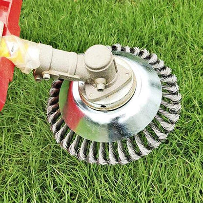 Efficient Steel Wire Trimmer Head for Garden Maintenance