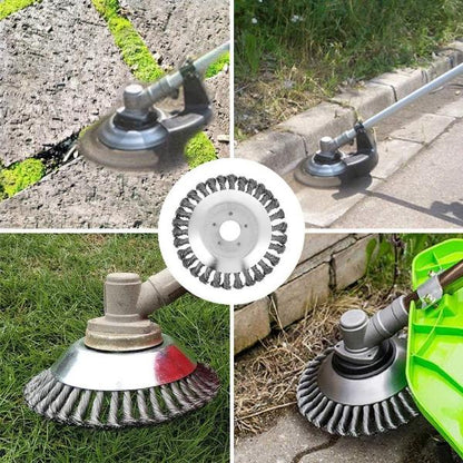 Efficient Steel Wire Trimmer Head for Garden Maintenance