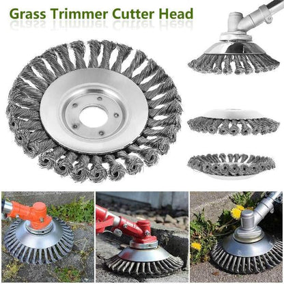 Efficient Steel Wire Trimmer Head for Garden Maintenance
