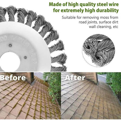 Efficient Steel Wire Trimmer Head for Garden Maintenance