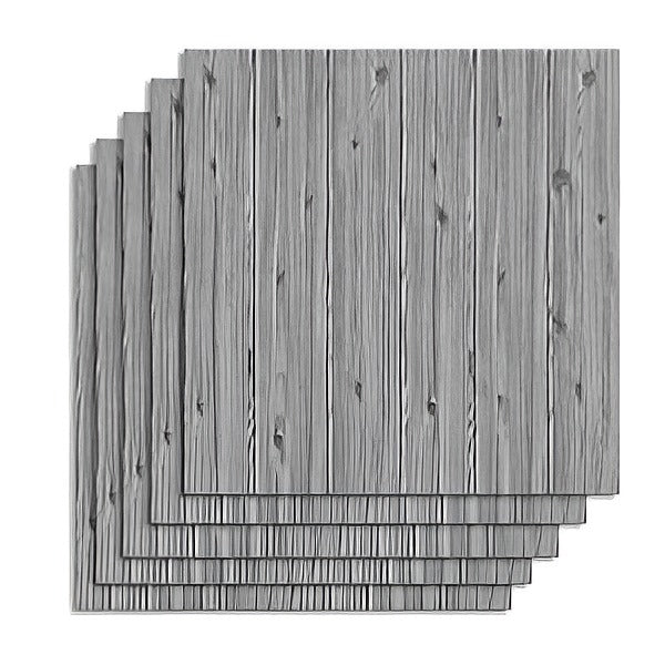 3d Wood Decor Panels Self - Adhesive (5 Pieces)