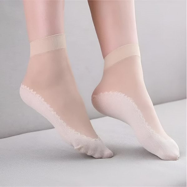 Non - Slip Silk Socks (4 Pcs.)