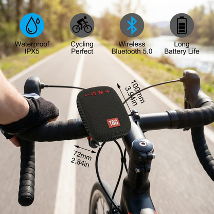 Wireless Bluetooth Speaker – Waterproof & Perfect for Cycling